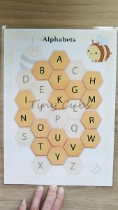 Tiny Cubs 100% Handmade/Pre-Order Educational Toddler Busy Book/Quiet Book 安静书 with Montessori Approach Early Learning - Alphabet