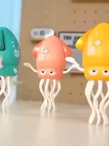 [SG] Squid Toy Dancing Squid Kids Electronic Toys Interactive Development Induction Lying Flat Squid with Light & Music