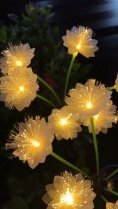 Đèn trang trí năng lượng mặt trời chùm hoa anh đào tích kiệm điện bóng siêu sáng chống thấm nước - DA3140