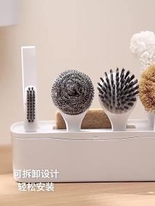 Kitchen 3 and 1 Cleaning and Brushing Set for Household Dish Stove and Kitchen Utensils