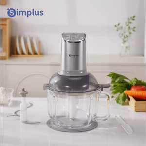 Simplus Food Processor丨Dough Mixer丨Electric Chopper丨Meat Grinder丨30s Meat & Veg Mincing丨2.5L Large-Capacity丨Food-grade Healthy Materials