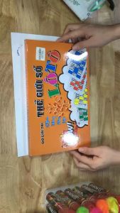 Bộ Cờ Lô Tô Hộp Cam 90 Số Cao Cấp Đồ Chơi Giải Trí - Bộ lô tô cam -kèm bộ gỗ số loto để chơi