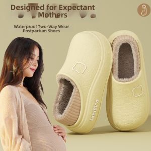 MIDANGDANG | Waterproof Slip-resistant Warm Slippers for Pregnant Women