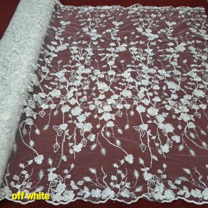 Bahan Kain Tile Inces Bordir Plus Payet Korea