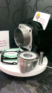 เสื้อสูบ GPX LEGEND 200CC. เสื้อสูบเดิม size.std เสื้อสูบพร้อมลูกสูบ จีพีเอ็กซ์ ลีเจ้นท์200 เสื้อสูบ+ลูกสูบ+แหวน+ปะเก็น+กิ๊บล็อค+สลัก เสื้อสูบGPX