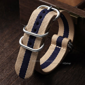 High Quality Nylon Watch Strap for Military Watchband Army Sport Bracelet Replacement Khaki Green Black Band 18mm 20mm 22mm 24mm