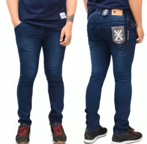 celana jeans pria panjang skiny semi slimfit pensil SKENA Gombrong carpenter loose