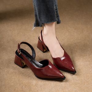 DIANCHA | French Style Pointed Toe Comfortable High Heels Spring/Summer New Women