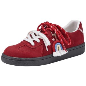 Hotwind | Red Casual Shoe Spring New Thick Sole Stylish Comfortable to Wear