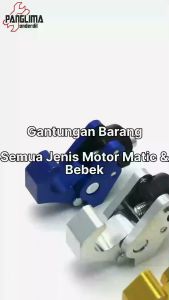 Gantungan Model Cakar Jenis 2 Untuk Semua Jenis Motor-Universal Hitam-Merah-Biru-Kuning Cantolan-Kaitan-Gantung Barang Variasi