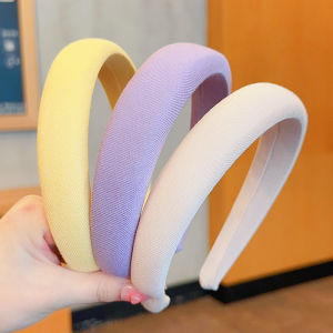Korean Style Childrens Hairband Candy Color Anti-Slip Comfortable Face Wash Girls Headband Outdoors Versatile Westzi Tang