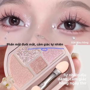Phấn Mắt Đa Màu Dạng Bột Hoàn Thiện Mờ Có Hiệu Ứng Lấp Lánh Tự Nhiên Cho Da Nhiều Loại Có Thể Sử Dụng Lâu Dài