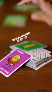 Slapburger Card Game - Fast-Paced Family Party Game for Kids & Adults - 2-6 Players Ages 4+