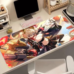 Bandai | PC Computer Kawaii Mouse Pad Gaming Accessories Mousepad Burnice White ZZZ Keyboard Pad Zenless Zone Zero Anime Girl Desktop Mat