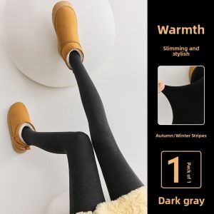 JIAZINI | Thickened Fleece Womens Leggings Pantyhose Black Grey Pressure Shaping Autumn Winter Warm Tights Leggings For Women