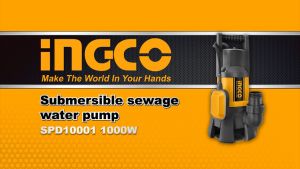 Bơm chìm nước thải công suất 15 ngựa (1000W) lưu lượng 333L/ phút INGCO SPD10001