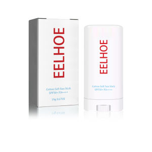 Eelhoe Soft Cotton Sunscreen Stick Concealer Uv Protection Skin Waterproof Spf50+ Pa++++ Sunscreen Stick Strong Uv Protection For Travel Sunscreen Stick Protective Cream Moisturizing Care Screen Lasting Skin Long Block Cream