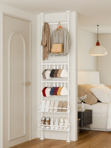 QIANKUOTAI | Top-to-Floor Standing Organizer Coat Rack