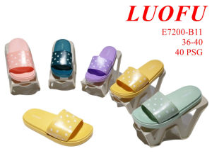 jelly sandal selop karet wanita import merk luofu original model terbaru