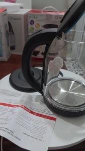 ẤM SIÊU TỐC THỦY TINH HAPPYCOOK 1.8L HEK-183G. ĐẸP- SANG- RẺ