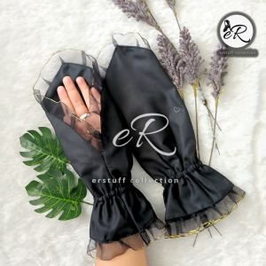 SARUNG TANGAN HAJI DAN UMROH BAHAN KATUN TOYOBO / HANDSOCK MUSLIMAH BISA UNTUK SHOLAT