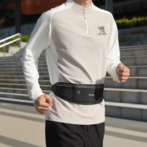 MENSPE Sports Waist Pack Multi Functional Waist Belts Lightweight Seamless Waterproof And Reflective Running Pouch Mens And Womens Outdoor Waist Pack Belt Bag