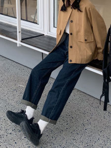 High Waist Wide Leg Denim Jeans for Plus Size Women Pear Shape Loose Fit Work Clothing Sleeveless Regular Length All Season Neutral