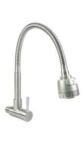 Vòi rửa bát gắn tường inox 304 tăng áp dòng lạnh Hobby Home Decor XGT1