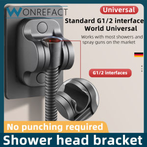 Toilet Shower Head Holder Hanger Shower Head Wall Mounted Adjustable Self Adhesive Shower Holder Plumbing Accessories