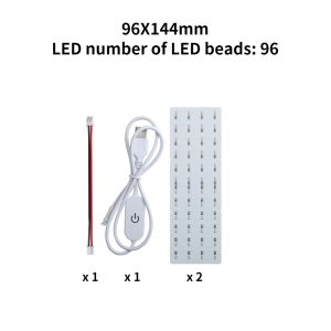 For Bambu lab CMYK Lithophane LED Backlight Board Kit DIY Lithophane Photo model for Bambu P1 X1 A1 A1 mini 3d Printers