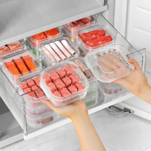 Sealed Food-Grade Freezer Storage Box Segmented