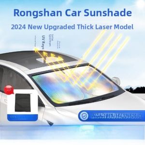 Car Sunshade Laser Heat Insulation Front Windshield Privacy Curtain Glass Protection Automobile Sun Umbrella Cover Simple Style