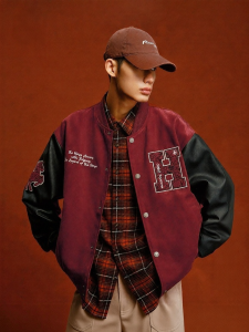 Jack Jones | Autumn Red Loose Short Pilot Jacket