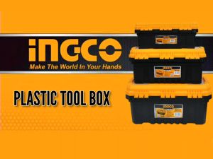 Toolbox Plastik 14" Inch INGCO PBX1401 Kotak Alat Peralatan Perkakas