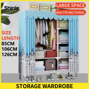clothes storage wardrobe organize Multifunctional Wardrobe Rack Cabinet Organizer Large Size length 85cm/106cm/126cm