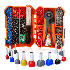 WOZOBUY Đầu Gia Cố Dụng Cụ Đóng Đnh Đa Năng Bánh Cóc Kìm Với Đầu Dây Đầu Gia Cố Thiết Bị Đầu Cuối Dây Đôi Kìm Uốn Cho Điện Làm Việc