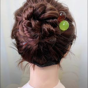 Kẹp Tóc U Uốn Lọn Tóc Ba Răng Hạt Tròn Mới 2025 Kẹp Tóc Thanh Lịch Phụ Kiện Tóc Kẹp Tóc HKE504 Phụ Kiện Tóc