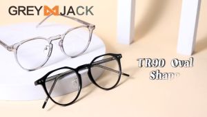 Grey Jack Kacamata Antiradiasi Blueray Model Oval Ringan Bahan TR90 Stylish Fashion Pria Wanita Bisa Minus Pria Wanita 17130