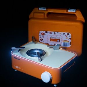 Bếp Ga Mini Cao Cấp Maxsun Latte - Công Suất 2100W | Bảo Hiểm Chống Nổ | Bảo Hành 12 Tháng