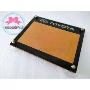 Car Roadtax Holder Free Sticker + Suction Cap & Nut电子路税贴纸支架 Pemegang Cukai Kereta