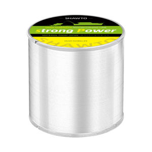 Shawto Strong Monofilament Fishing Line Clear Thin Nylon Wire 0.12-0.5mm for Invisible Hanging Decorative Crafts 3-30LB Strength