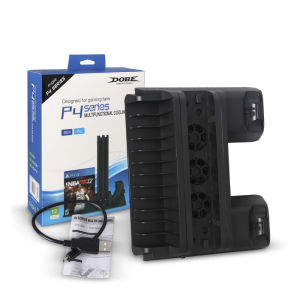 Ipega | Multi-Function Cooling Stand for PS4 / PS4 Slim / PS4 Pro – Cooling Fan Game Disc Storage & Dual Controller Charger