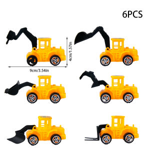 Construction Cake Toppers Construction Car Truck Excavator Cake Decorations Engineering Vehicle Birthday Party Favors Gifts