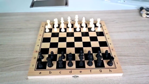 3 in 1 Folding Wooden Chess Set Tournament Size Board Pieces Game Kids Adults Family Gift 24-39cm