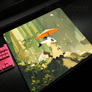 Bandai | Gamer Mouse Pad Small XS P-Pokemon Mimikyu Keyboard MouseMat Anime Gaming Pc Accessories Laptop Desktop Lockedge Rubber Mousepad