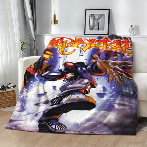 Bandai | 3D L-LimpS Band B-Bizkit Band Classic Flannel Blanket Soft Throw Blanket Art For Home Decor Bedroom Bed Sofa Picnic Fans Gifts