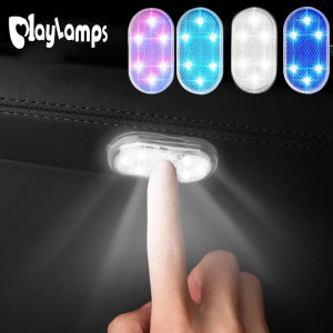 Car Interior LED Sensor Light Touch Switch Light Auto Wireless Ambient Lamp Portable Night Reading Light Car Interior Atmosphere