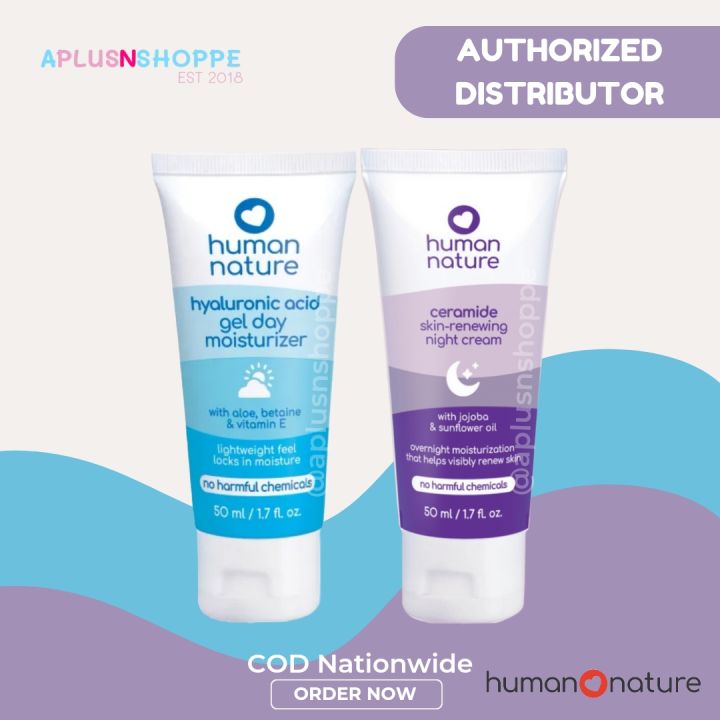 Human Nature Hyaluronic Acid Gel Day Moisturizer / Ceramide Skin