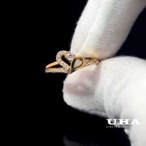 N1241 Nhẫn nữ đính đá CZ cao cấp thiết kế tinh tế nhẹ nhàng UHA