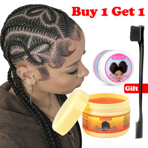 Sevich | Edge Control Gel Set Hair Braiding Gel Biotin Anti Break Hair Wax Non-Greasy Hair Styling Cream Anti-Frizz Wax Stick For Wig